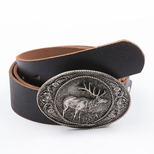 Cinturón Auténtico Bávaro para Oktoberfest, Estilo Trachten Lederhose, con Hebilla de Anillo en D y Patrón a Cuadros, Longitud Personalizable, Transpirable y Duradero - Product Image 3