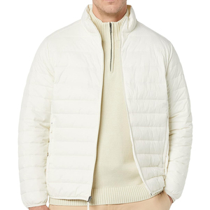 Mens Hooded Lightweight Puffer <b>Jacket</b> Winter Warm Zip Outerwear Windproof Quilted Casual Snow <b>Travel</b> - Product Image 6