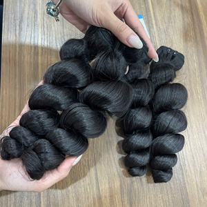 Vente en gros de cheveux naturels vietnamiens 100% bruts, extensions de cheveux humains ondulés à la vapeur, mèches de cheveux bruts double drawn - Product Image 2