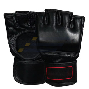 High Quality Custom Logo soft material Leather Professional Men MMA <b>Gloves</b> for Wrist Support Moisture Breathable Men MMA <b>Gloves</b> - Product Image 5