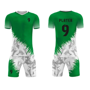 Camiseta de Fútbol Personalizada con Franja Lateral y Cuello en V para Niños, Tejido Elástico, para Campamentos y Clubes, con Impresión de Nombre y Número - Product Image 4
