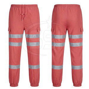 Pantalones de Seguridad Jogger ANSI Clase 2, Impermeables, con Luz LED Intermitente, Logotipo Personalizado, Cintura Flexible y Transpirable, Ropa de Trabajo Industrial - Product Image 3