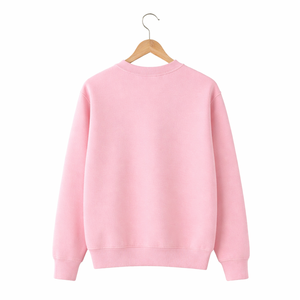 Premium Men's Sweatshirt Crewneck Custom Print Cotton <b>Fleece</b> Pullover Blank Sweatshirt for Branding Bulk Wholesale - Product Image 3