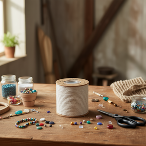 Cuerda de algodón ILAN de 3 mm x 35 m para manualidades y decoraciones - Product Image 2