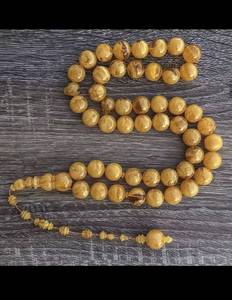 Natural <b>Honey</b> Baltic Amber Tasbih - Product Image 1