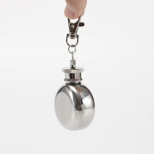 Multi Shape <b>Keychain</b> Style Hip Flasks Mini Portable Drink Container For Travel Gifting <b>Personal</b> Use And Party Accessory - Product Image 3