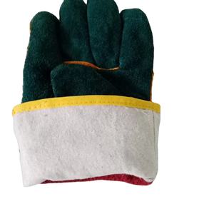 Gants de soudage en peau de chèvre de haute qualité, résistants à la chaleur, longueur 14 pouces, épaisseur 9 oz, couleur personnalisable - Product Image 2