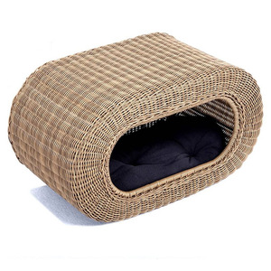 HNH Craft Modern Cotton Pet <b>Cage</b> <b>Cats</b> And Side Table Solid Rattan Frame Breathable IndoorQuadratic Shape Made in VietNam - Product Image 5