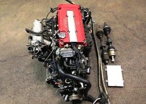 เครื่องยนต์ JDM HONDAs ACURAs B18C INTEGRA TYPE-R VTEC ปี 1996-1997 พร้อมเกียร์ธรรมดา J4D และเฟืองท้าย 4.4 - Product Image 1