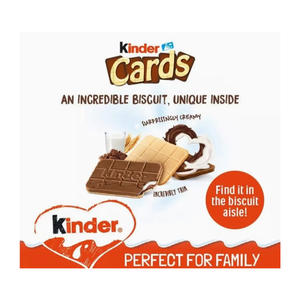 Venta al por mayor al mejor precio de galletas Kinder Cards, galletas Kinder Cards con crema de chocolate con leche - Product Image 6