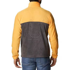 Veste polaire homme personnalisée avec logo, col montant, logo frontal, thermique, chauffante, hiver, extérieur, respirante, séchage rapide, best-seller - Product Image 2