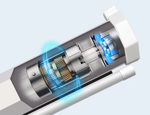 Điện tab-căng thẳng màn hình máy chiếu 4:3 với PVC/vật nuôi vật liệu, động cơ kéo xuống alr màn hình chiếu - Product Image 4