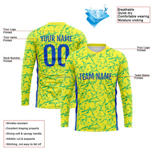 Bền tùy chỉnh dài tay áo T-Shirts thăng hoa cá nhân may mặc số lượng lớn bán buôn đơn đặt hàng giá rẻ trực tuyến - Product Image 2