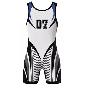 Servicio OEM, Singlet de Lucha Libre con Logotipo Personalizado, Talla Grande, Transpirable, Absorbe la Humedad, Protección UV, para Hombre, Profesional, para Gimnasio - Product Image 1