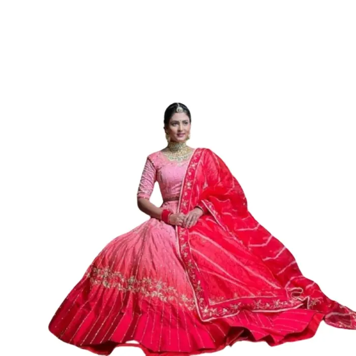 2021 Beautiful luxurious Style Floral Bridal Dress Collection Women's Designer Lehenga With Embroidered Blouse And Dupatta