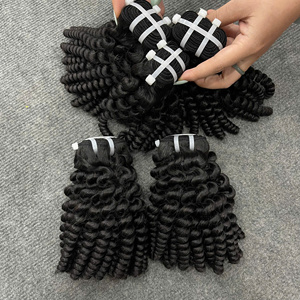 Extensions de cheveux humains bouclés vietnamiens bruts de qualité supérieure – Lots de cheveux bouclés naturels - Product Image 3