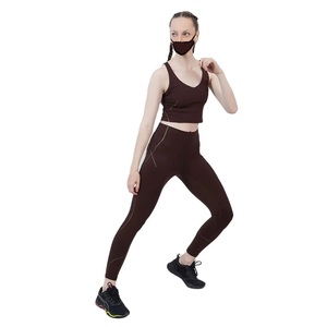 Conjunto de Leggings Deportivos de Yoga para Mujer, Cintura Elástica en Cuatro Direcciones, Efecto Push-Up, Modelo 2025 - Product Image 3