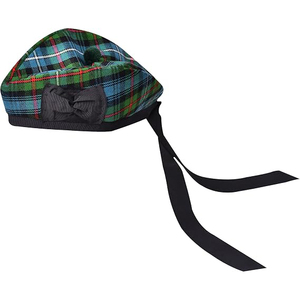 Eco-Friendly Scottish Tartan Glengarry Cap Traditional Tartan Wool Hat Checkered Band Tie Back Design All Ethnic Hats - Product Image 5