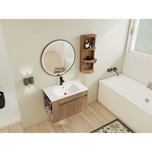 Mobile bagno sospeso da 30 pollici con lavabo e ante a chiusura ammortizzata 00612IMO 02730IMO, mobile combinato (confezione KD) - Product Image 5