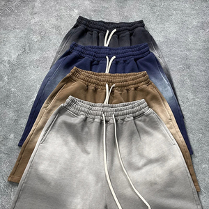 Pantalones Cortos Deportivos de Felpa Francesa de Alta Calidad, Lavado Ácido, Talla Grande, Esenciales para Verano, para Gimnasio y Boxeo, para Hombre - Product Image 6
