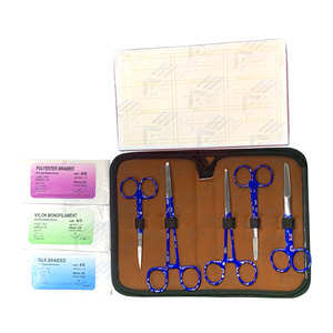 Kit de Suture Chirurgical Personnalisé en Acier Inoxydable, Certifié CE, Garantie à Vie, Haute Qualité, pour Étudiants en Médecine - Product Image 1