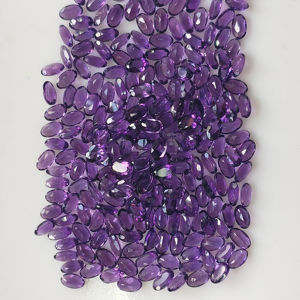 Ametista Africana Natural Púrpura, Corte Ovalado de 5x3MM, Gema Suelta de la Mejor Calidad, Gemas Red Mountain para Joyería - Product Image 4