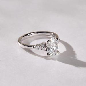 <b>Unique</b> Design Lab Grown Diamond <b>Ring</b> Genuine Gold Fine Jewelry Premium <b>Engagement</b> Wedding <b>Ring</b> Custom B2B Jewelry Supplier Sale - Product Image 2