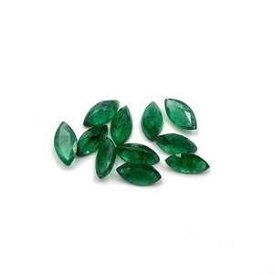 เพชรเม็ดเล็กเจียระไนคุณภาพสูงขนาด2-14มม. สีเขียวมรกตแซมเบียธรรมชาติได้รับการรับรองสำหรับการทำเครื่องประดับสร้อยคอ - Product Image 3