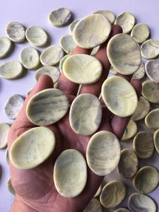 Pierre de méditation en serpentinite sculptée sur mesure en gros, pierre précieuse naturelle pour la guérison des chakras, artisanat Feng Shui, pierre semi-précieuse - Product Image 3
