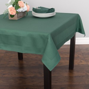 Nappe de table moderne en polyester tissé, unie, résistante à l'huile, imperméable, écologique, durable, de forme carrée - Product Image 3