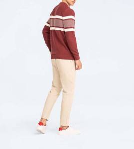Mens Casual Sweater Half Zip Pullover Full Sleeve Combed Knit Sweater Winter Wear Anti Wrinkle Anti Pilling Warm Breathable - Product Image 3