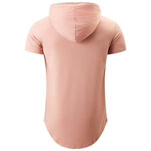 Sudadera con capucha para hombre, transpirable, de secado rápido, informal, de manga corta, para uso diario, para gimnasio al aire libre, para todas las estaciones, mezcla de algodón básico - Product Image 2