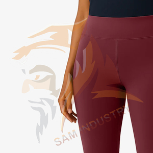 Leggings Deportivos Sólidos para Mujer al por Mayor, Transpirables, de Cintura Alta, para Entrenamiento, Fitness y Yoga - Product Image 3