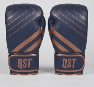 Guantes de Boxeo de Cuero Vacuno Personalizados con Marca, Guantes Profesionales para Artes Marciales y Entrenamiento con Saco de Boxeo, con Cierre de Gancho y Bucle - Product Image 2