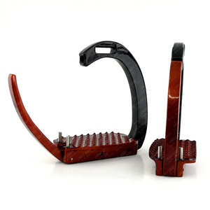 Estribos de Seguridad para Montar a Caballo, de Acero Inoxidable, Ligeros, Ajustables, de Liberación Rápida, para Uso Veterinario - Product Image 1