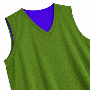 Maillot de basket-ball unisexe à design réversible, couleur personnalisée, logo imprimé, haute qualité, respirant, uniforme sportif court en polyester - Product Image 6