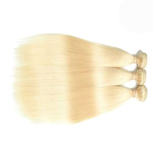 ผมต่อแบบเส้นเดียว ทำจากผมแท้สีบลอนด์ ยุโรป เกรดเวอร์จิ้น  แบบดับเบิ้ลดรอน  ฟอกสีแล้ว  แบบเป็นมัด - Product Image 1