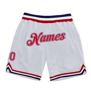 Wholesale Direct OMMIZ INDUSTRY Custom White Orange-<b>Old</b> Gold Authentic Throwback Basketball <b>Shorts</b> - Product Image 2