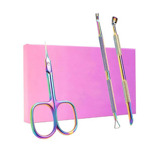Stainless Steel Professional <b>Pedicure</b> <b>Set</b> with Cuticle Scissors Pusher Cleaner Tools Box Packaging for Teen & Elderly - Product Image 1