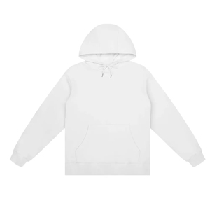 เสื้อฮู้ดดี้ผู้ชายแบบใหม่สำหรับฤดูใบไม้ร่วงและฤดูหนาว สีพื้น ทรงหลวม มีกระเป๋า ผ้าฝ้ายฟลีซ รับสกรีนโลโก้ตามสั่ง สำหรับวิทยาลัย/มหาวิทยาลัย - Product Image 1