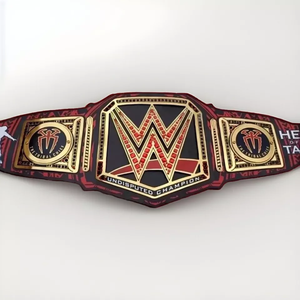 Cinturón de Campeonato Mundial de Peso Pesado con Placas de Oro de 4 mm, Gran Cinturón de Lucha Libre Dorado para Campeones Adultos - Product Image 1