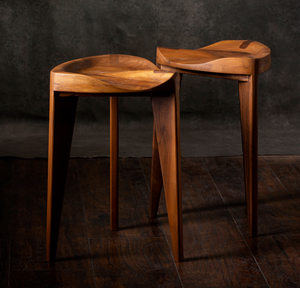 Chaise de bar nordique de luxe léger en bois pour restaurant, mobilier commercial moderne pour cuisine et salle à manger - Product Image 4