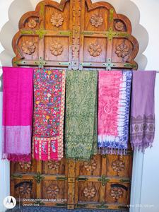 Pañuelo de Seda para Mujer con Estampado Paisley Bohemio, Ligero, con Diseño Floral, Casual, Multifuncional, Étnico, Estilo Boho, Largo - Product Image 2