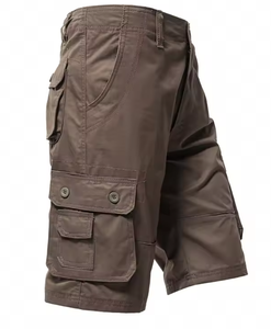 Shorts cargo grande taille pour hommes, coupe ample, style streetwear, longueur genou, décontracté, sport, hip-hop, pantalon court droit, vente en gros personnalisée - Product Image 4