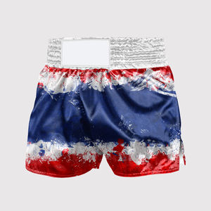 Pantalones Cortos de Boxeo y MMA de Cintura Media, Cómodos, de Satén 100% Poliéster, de Alta Calidad, para Adultos, con Logotipo y Color Personalizados, 220g, Más Vendidos - Product Image 6