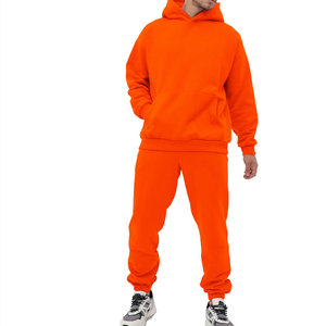 Conjunto de 2 Piezas Personalizado para Hombre, Estilo Vintage con Lavado Ácido, Sudadera con Capucha Oversize de Hombros Caídos y Pantalones Deportivos con Logotipo - Product Image 4