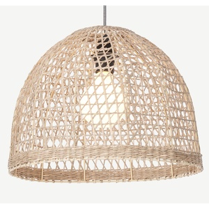 Lámpara de Mesa de Ratán Tejida a Mano |   Lámpara de Escritorio de Mimbre Estilo Boho |   Lámpara de Noche de Bambú Natural para Decoración de Sala de Estar y Hoteles - Product Image 1