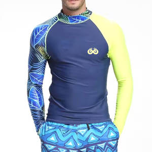 Camiseta de compresión para hombre con logo personalizado impreso, ajuste holgado, mejor precio, MOQ bajo, alta calidad. - Product Image 1