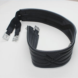Sangle anatomique en cuir italien de qualité supérieure, durable, avec boucles en acier inoxydable, personnalisable, de haute qualité, Horsekraft - Product Image 4