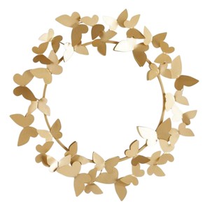 Modern Metal <b>Leaf</b> <b>Wall</b> <b>Decor</b> Luxury Gold Iron <b>Wall</b> Hanging Art Sculptures for Living Room Hotel Office Home Decoration - Product Image 3